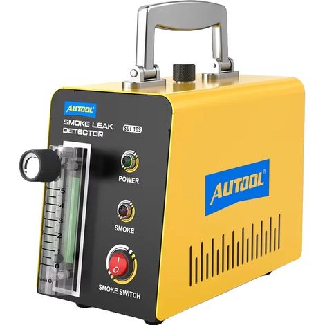 Détecteur de fuite de fumée, Dimensions 260x200x180 mm, Débit de fumée 6 l/min, Alimentation 12V Batterie, Compatible avec plusieurs types de véhicules, Fluides de test : Huile pour bébé/Huile d'olive (1/5)