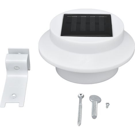 La gouttière solaire allume la clôture imperméable extérieure de plate-forme de 3 LED pour le jardin et la cour d'escalier (1/5)