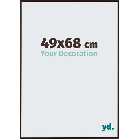 yd. - Cadre photo 49x68 - Anthracite - Plastique - Evry