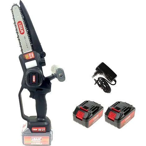 Potatore Lisam SG 21 con 2 Batterie da 21V e 4Ah e Barra da 20cm