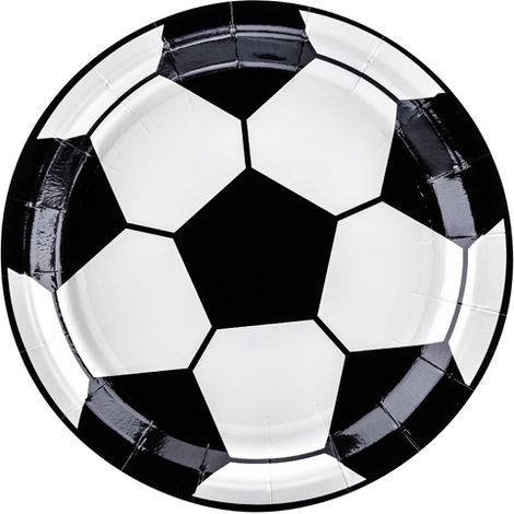 Fußballteller, 18cm (1 Packung / 6 Stk.) (1/3)