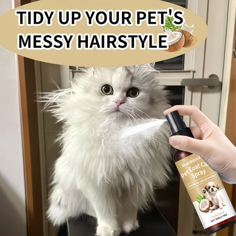KineShineX Pet Detangling Spray entfernt mühelos Knoten und Verfilzungen. Speziell entwickelt für... (1/4)