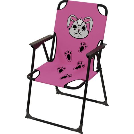 Kinder Campingstuhl Klappstuhl Tiermotiv-MKC6000-Hase (1/5)