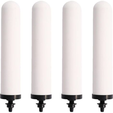 4 Pack, Ceramic Water Filter, Water Pre-Filter Replacement Water Filter for Home Bucket Filtration System Water Tank (1/5)