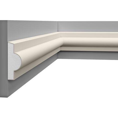 Moulure multifonctionnelle en polystyrène – D9PF57 — barre de 2 m (1/2)