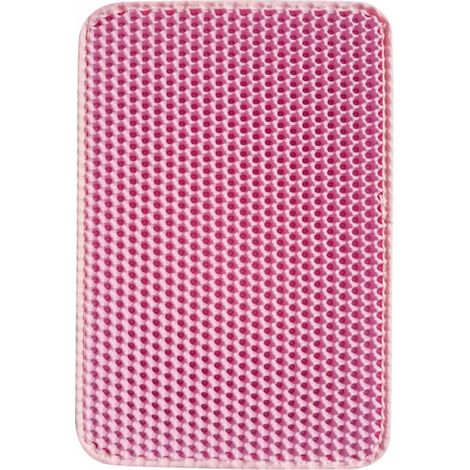 Tapis de litière en silicone, tapis anti-déjections en caoutchouc, imperméable, tapis de sol pour bac à litière, facile à nettoyer, antidérapant (45 x 60 cm)