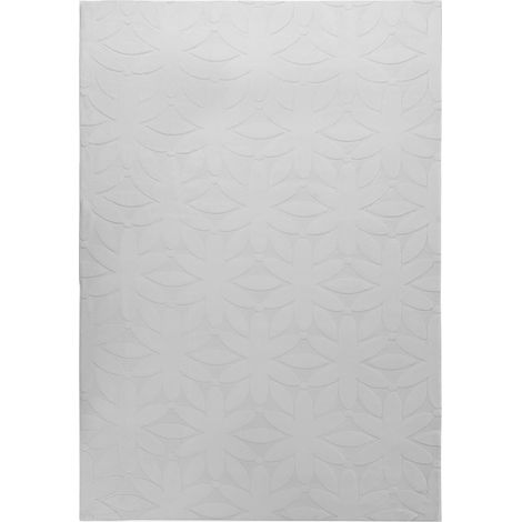 Tappeto Rettangolare Grigio chiaro in Jacquard 160 x 230 cm Hood (1/5)