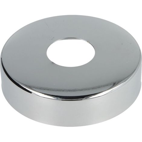 Rosace pour robinet – Laiton chromé 80 mm – Diamètre intérieur 3/4 – Hauteur 20 mm – Design moderne – Sotin