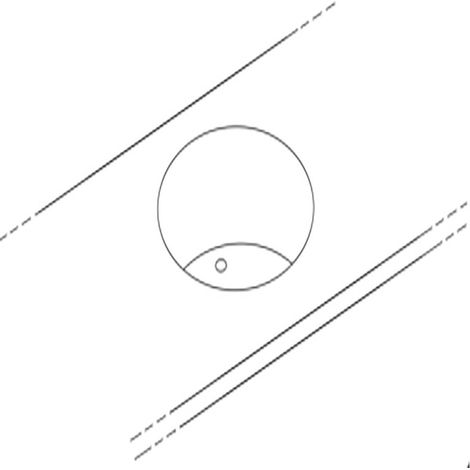 Option- evier diamètre 420 mm comptoir ou meuble - Diamond (1/2)