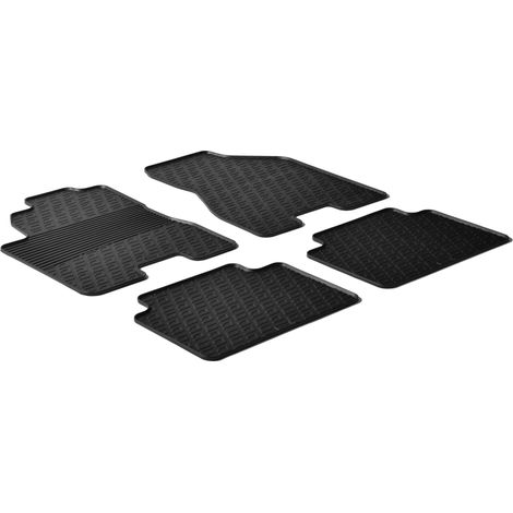 Set tappeti su misura in gomma - compatibile per  Hyundai Tucson (08/0402/10) -  Kia Sportage (11/0408/10)