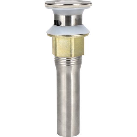Drain d'évier de salle de bain, bouchon de vidange de bassin avec crépine Panier de vidange escamotable Bouchon de vidange(Type B (stainless steel basket)) (1/5)