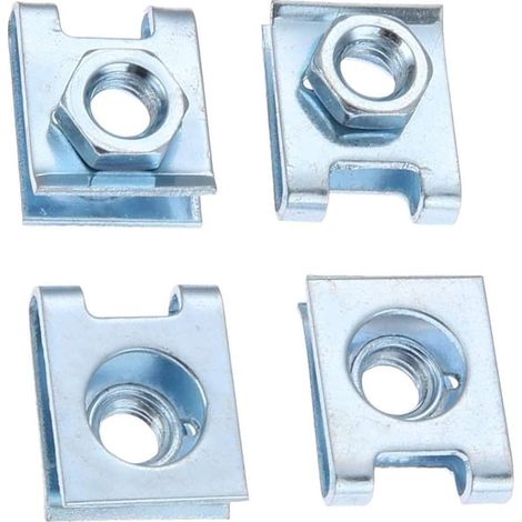 20pcs Metal U-Clips for M6 License Plate (1/5)