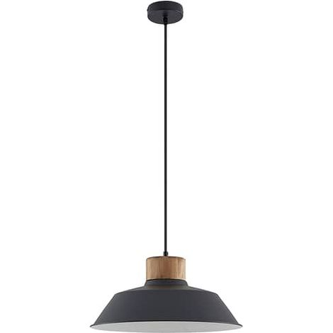 [NEUWERTIG] Lindby Nefeli Hängeleuchte Deckenlampe Pendelleuchte E27 Mit Holzdetail 1 Flg215 B-Ware (1/2)