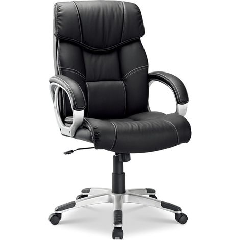 Sedia da ufficio LIDA - PU Nero - Comfort ed eleganza per il tuo spazio lavorativo