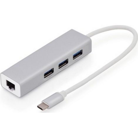 Hub 4 in 1 USB Type-c Adattatore Multiporta Ethernet USB3.0 (1/5)