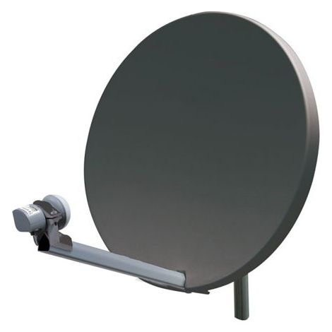 Parabole 60 - SEDEA - LNB - Réception terrestre et satellite - Couleur gris - Pièce d'origine