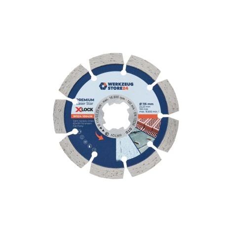 WS24 disco diamantato X-Lock® Premium Laser Calcestruzzo 115 mm - WS24-100436 (1/5)
