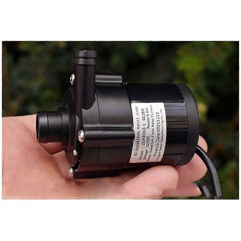 12V Tauchpumpe, bürstenlose Mikropumpe, hohe Fördermenge von 420 l/h, Förderhöhe von 3 Metern. (1/5)