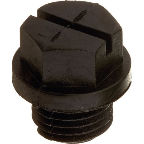 Bouchon de purge pour pompe de piscine – Plastique ABS noir – Étanchéité optimale – Compatible avec modèles Hayward (1/3)