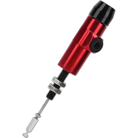 Embrayage Hydraulique Maître-Cylindre en Alliage d'Aluminium Universel pour Moto Scooter VTT, Entretien Remplacement, Rouge (1/5)