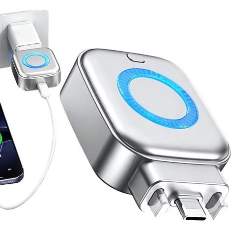 Il caricabatterie intelligente interrompe la ricarica protezione portatile contro l'interruzione dell'alimentazione 140 W - Protezione del cavo di ricarica Disconnessione automatica Per supporto tabl (1/5)