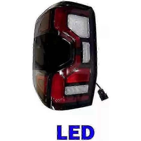 Feu arrière halogène à LED pour Ford Ranger 2023-2024 : feu de direction, feu stop, feu de route, feu clignotant, feu de reculf1 LED Left