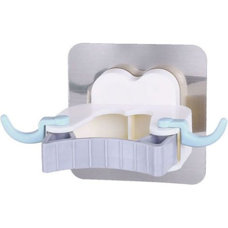 Support Murale Pour Balai - Fixation Adhesive Sans Perçage - Pour Balai Serpilliere Outil Jardin - Lot De 2 (1/5)