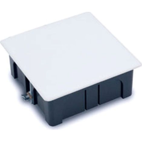 FAMATEL - Caja empotrar  Tapa con tornillos  Sin conos  115x115x45  Naranja