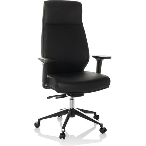 Bürostuhl / Chefsessel VITORO ECO Kunstleder schwarz hjh OFFICE (1/5)