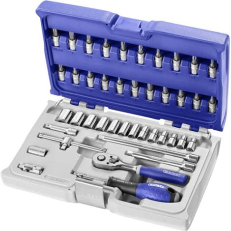 J llaves vaso 1/4"-42 piezas EXPERT E030702