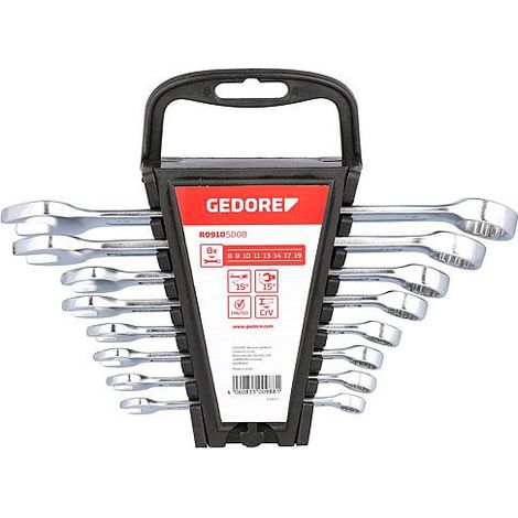 GEDORE red Jeu de cle mixte 8 pieces. 8, 9, 10, 11, 13, 14, 17, 19. (1/3)
