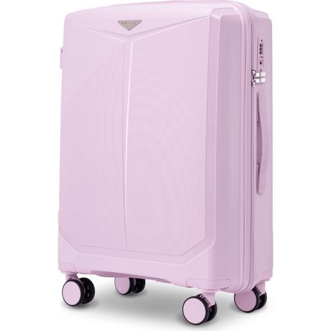 Maleta mediana Wings COCKATIEL de polipropileno de 24" BLANCO ROSA