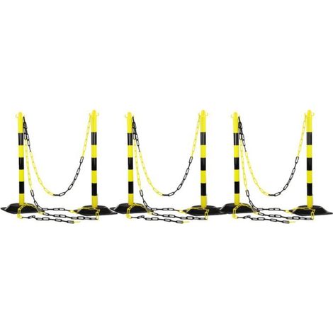 Kit délimitation zone de travail (6 poteaux 25m de chaîne) Kstools