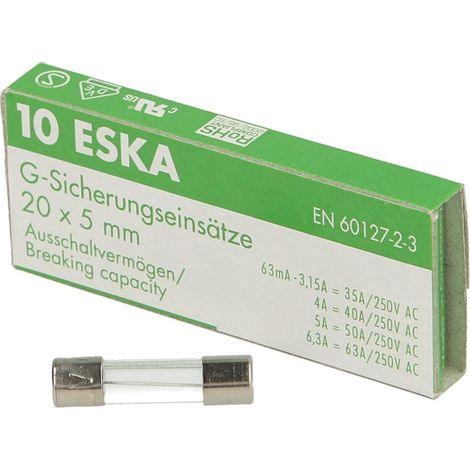 BOSCH Fusible (10x) 5x20mm T2.5A/250V, 19045213420