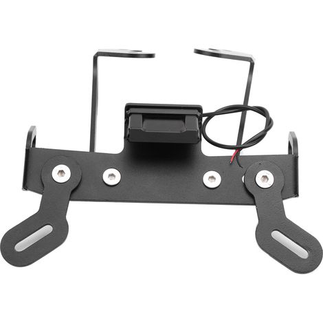Support de plaque d'immatriculation moto avec éclairage LED intégré pour YAMAHA MT-09 FZ-09 2017 2018 2019 2020 (1/5)