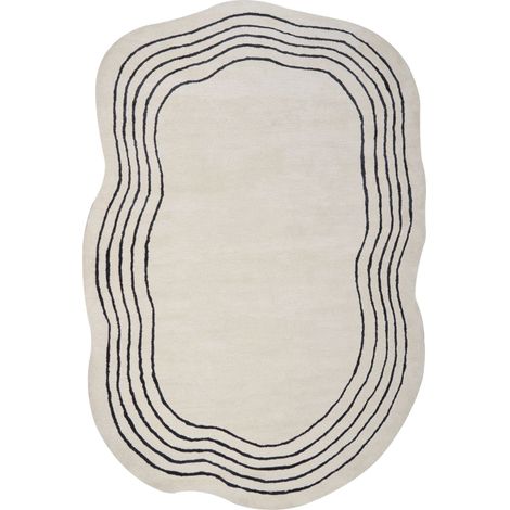 Teppich RAMZAN Beige 200 x 300 cm Viskose