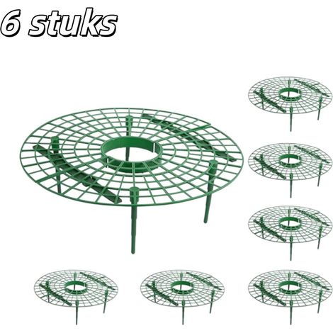 support pour fraisiers avec 4 pieds robustes étagère de culture cadre pour fraisiers support de jardin garde les fraises propres dimensions 30 x 30 x 9 cm vert lot de 6 supports (1/5)