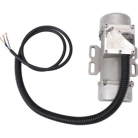Betonrüttelmotor, Edelstahl, 220 V, 3000 U/min, Schutzart IP65, einphasig, asynchron, für Sandrütteltisch, 120 W, 115 kg, 0,345 A (1/5)