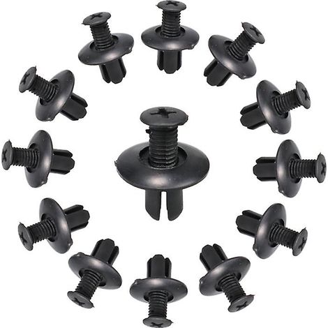 200 rivets universels en plastique pour chocs et ailes de voiture, trou de 8 mm, vis de fixation, clips de fixation pour Nissan, Toyota Focus et Kia (1/5)