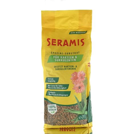 Seramis – Substrat spécial pour cactus et plantes grasses – Avec lave, 7 litres (1/2)