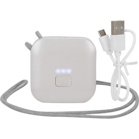 Purificateur d'Air Portable USB - Pendentif Ioniseur Personnel Mini pour Air Frais - Blanc (1/5)