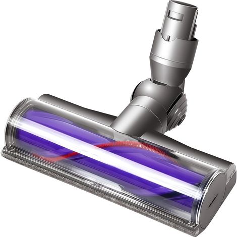 Cabezal de cepillo para Dyson V6 DC58 DC59 DC62 DC72 DC74 SV04 SV06 SV09, cepillo eléctrico para aspiradoras Dyson V6, cabezal de cepillo de limpieza de accionamiento directo para suelos duros y alfom (1/5)
