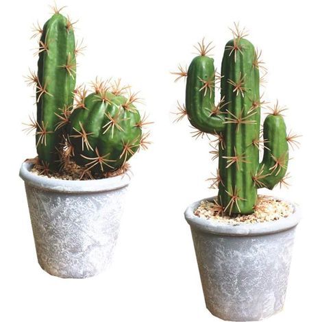 BRAVIX Plantes Succulentes Artificielles Faux Cactus-Decorative Faux Plantes Succulentes En Pot Faux Cactus Cactus Avec Pierre Et Sable, Faux Cactus Artificiels Pour Salle De Bains/Décoration Maison D (1/5)