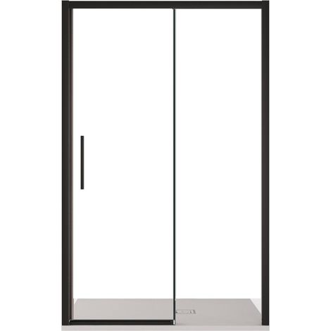 Porta Parete Doccia 140 cm 1 Anta Scorrevole in Cristallo Trasparente 6mm H195 Bonussi Eliane (1/5)