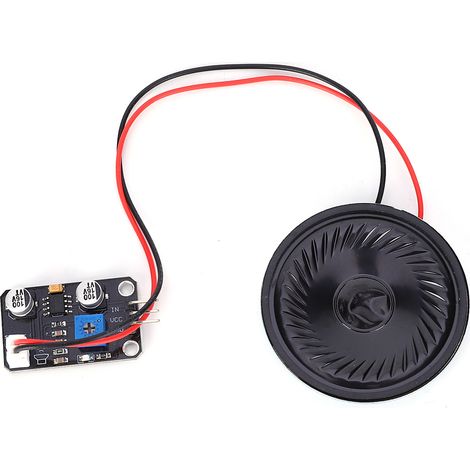 Module amplificateur de puissance pour haut-parleur et lecteur de musique compatible avec le bloc de construction électronique R3 (1/5)