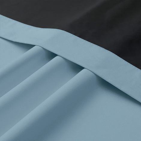 Rideaux occultants pour chambre à coucher, tissu isolant thermique, adaptés à une chambre à coucher, lot de 2, 168 x 137 cm