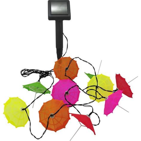 Ghirlanda da giardino a LED solare per ombrelloni Goldlux 311559 (1/2)