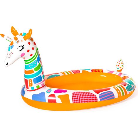 BESTWAY piscina jirafa 266x157x127 cm 53089 , Piscina jirafa 266 x 157 x 127 cm 53089. -Material: PVC. -Medidas: 266 x 157 x 127 cm. -Capacidad: 220 litros. -Brillante diseño gráfi (1/5)