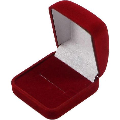 Boîte à bijoux portable en velours, idéale pour présenter et ranger vos alliances. (1/4)