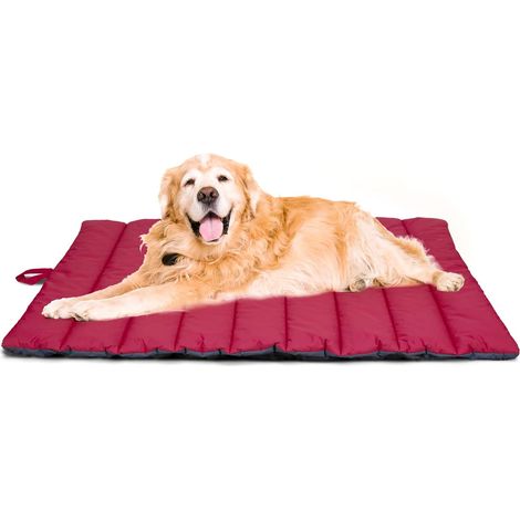 1 - Tapis pour chien - Coussin pour chat - Pliable et lavable - Usage intérieur extérieur - Gris - 110x68 cm (1/5)